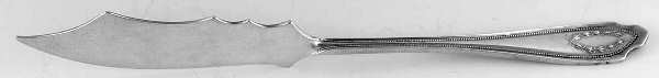 Bridal Wreath (Sterling, 1915) Flat Twisted Handle Master Butter Knife