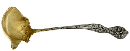 Daffodil (Sterling, 1900) Cream Dipper with One Spout
