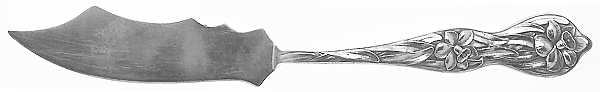 Daffodil (Sterling, 1900) Flat Handle Master Butter Knife