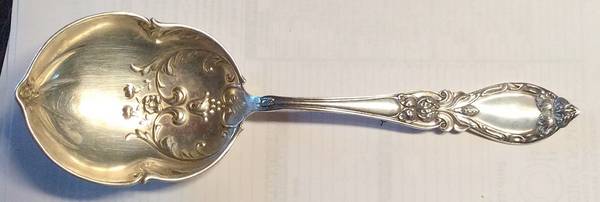 Lady Clare (Sterling, 1914) Large Solid Berry/Casserole Spoon