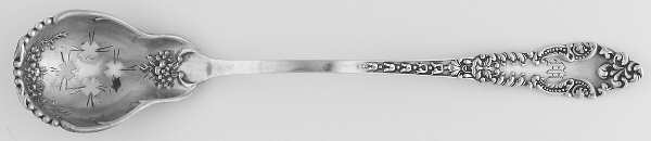 Lafayette (Sterling, 1898) Pierced Bowl Short Handle Olive Spoon
