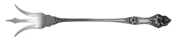 Landers No. 2 (Sterling, 1900, No Monograms) Large Lettuce Serving Fork