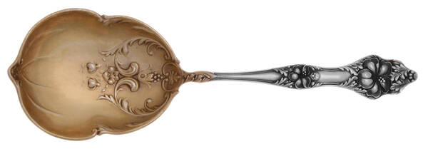 Landers No. 2 (Sterling, 1900, No Monograms) Vegetable Serving Spoon (Solid)