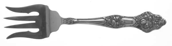 Landers No. 2 (Sterling, 1900, No Monograms) Small Chipped Beef Fork