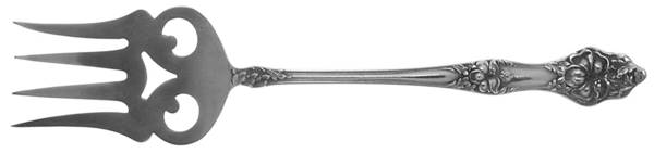 Landers No. 2 (Sterling, 1900, No Monograms) Small Chipped Beef Fork