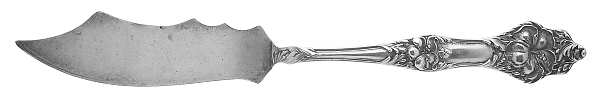 Landers No. 2 (Sterling, 1900, No Monograms) Flat Handle Master Butter Knife