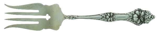 Landers No. 2 (Sterling, 1900, No Monograms) Medium Chipped Beef Fork