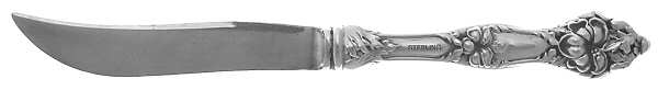Landers No. 2 (Sterling, 1900, No Monograms) Individual Fruit Knife with Silverplate Blade