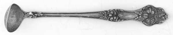Landers No. 2 (Sterling, 1900, No Monograms) Mustard Spoon