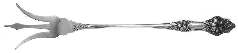 Landers No. 2 (Sterling, 1900, No Monograms) Large Lettuce Serving Fork