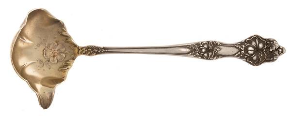 Landers No. 2 (Sterling, 1900, No Monograms) Cream Dipper with One Spout