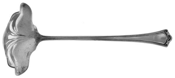 Roanoke (Sterling, 1918, No Monograms) Solid Piece Cream Ladle