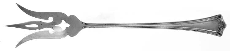 Roanoke (Sterling, 1918, No Monograms) Large Lettuce Serving Fork