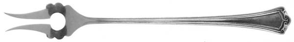 Roanoke (Sterling, 1918, No Monograms) Short Handle Pickle/Olive Fork