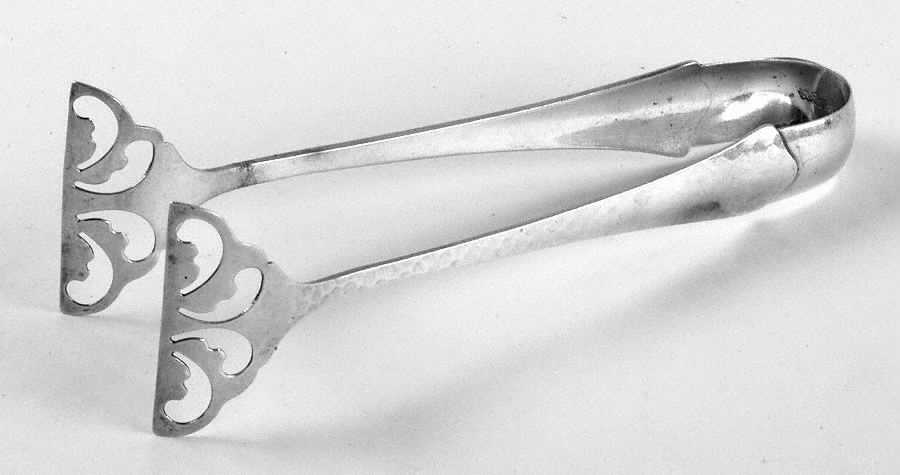 Spartan (Sterling, 1914) Solid Individual Asparagus Tongs