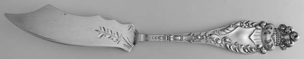 Spartan (Sterling, 1898) Flat Handle Master Butter Knife