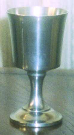 Colonial (Pewter, Hollowware) Wine Goblet