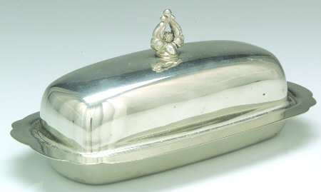 Colonial (Pewter, Hollowware) 1/4 Pound Covered Butter
