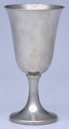 Colonial (Pewter, Hollowware) Water Goblet by Luther Boardman & Son