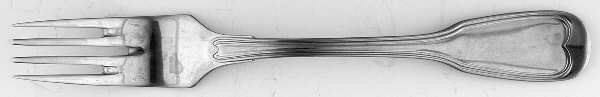 Klassich Faden (Stainless) Individual Solid Fish Fork