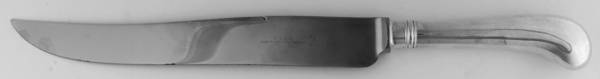 BSL1 (Silverplate) Large Stainless Blade Roast Carving Knife