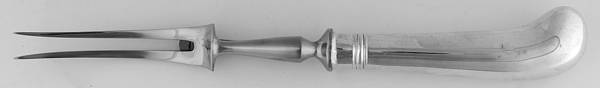 BSL1 (Silverplate) Small Steak Carving Fork with Stainless Prongs