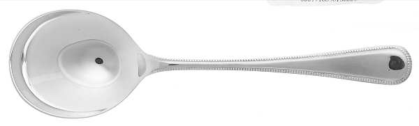 Bead (Silverplate) Round Bowl Soup Spoon (Gumbo)