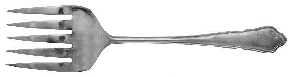 Dubarry (Stainless) Large Solid Fish Serving Fork