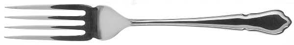 Dubarry (Silverplate) Individual Solid Fish Fork