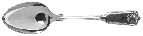 Fiddle Thread and Shell (Silverplate, 1980) Tablespoon (Serving Spoon)