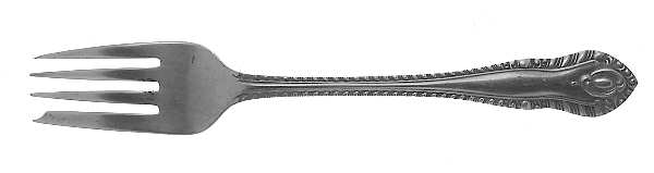 Gadroon (Silverplate) Individual Salad Fork