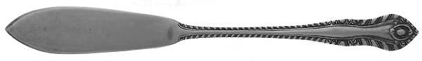 Gadroon (Silverplate) Flat Handle Master Butter Knife