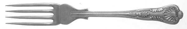 Kings (Silverplate, 1980) Individual Solid Fish Fork