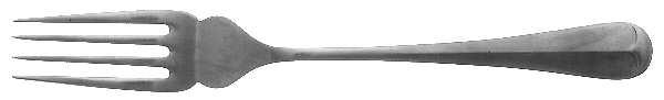 Queen Anne (Stainless) Individual Solid Fish Fork