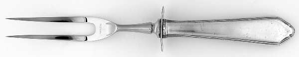 Gilbert Stuart (Sterling, 1946) Small Steak Carving Fork with Stainless Prongs