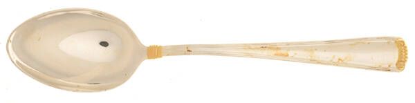 Marie Louise Gold (Sterling, Gold Accent) Dessert/Oval Soup Spoon