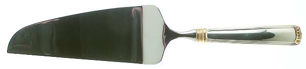 Marie Louise Gold (Sterling, Gold Accent) Pie & Cake Server with Stainless Blade