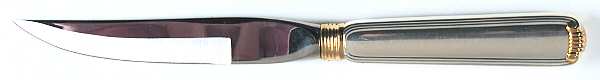 Marie Louise Gold (Sterling, Gold Accent) Individual Steak Knife Hollow Handle