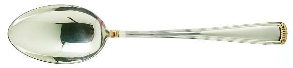 Marie Louise Gold (Sterling, Gold Accent) Tablespoon (Serving Spoon)