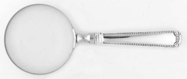 Scroll & Bead (Sterling, 1940, No Monograms) Magnifying Glass