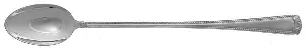 Scroll & Bead (Sterling, 1940, No Monograms) Iced Tea Spoon