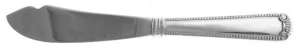 Scroll & Bead (Sterling, 1940, No Monograms) Hollow Handle Master Butter Knife