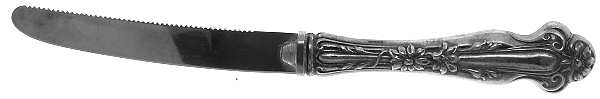 Daisy (Sterling) Orange Knife with Silverplate Blade by R. Blackinton & Co