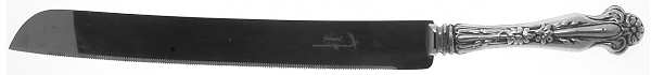 Daisy (Sterling) Wedding Cake Knife with Stainless Blade