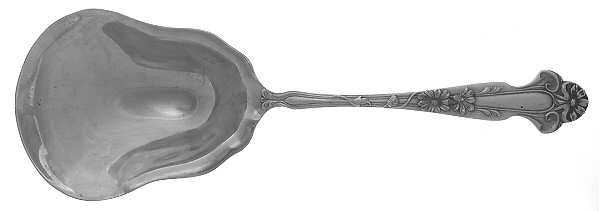 Daisy (Sterling) Solid Salad Serving Spoon by R. Blackinton & Co