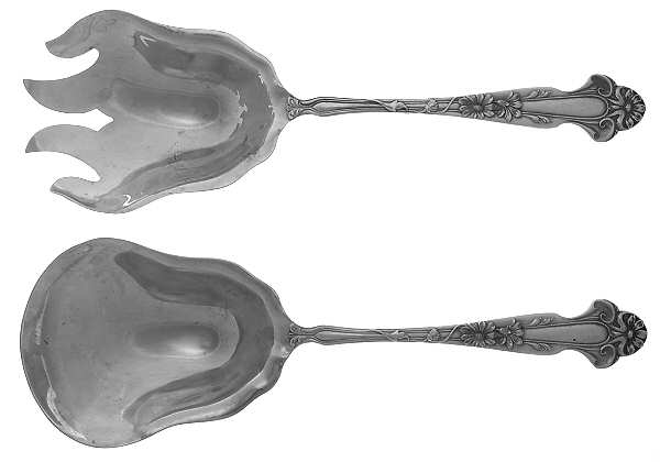 Daisy (Sterling) (2 Pc) Solid Salad Set