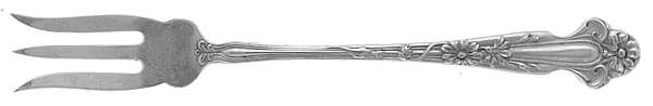 Daisy (Sterling) Short Handle Pickle/Olive Fork