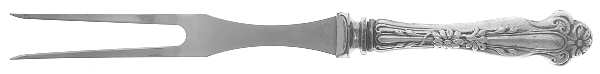 Daisy (Sterling) Small Steak Carving Fork with Stainless Prongs