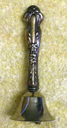 Daisy (Sterling) Plated Bell with Sterling Handle