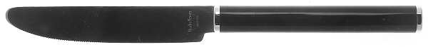 Oval-Black Handle (Stainless) New French Hollow Knife